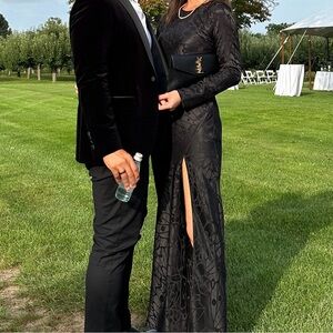 Anine Bing 100% Silk Black Maxi Dress - $399 OBO